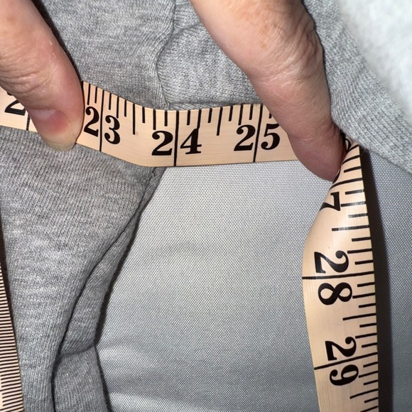 Halogen Gray Oversized Sweatshirt Balloon Sleeve Crewneck Cotton Womens Size 1XS - Picture 7 of 8